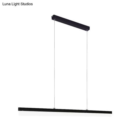 Minimalistic Linear Acrylic Down Lighting Bar Pendant Light