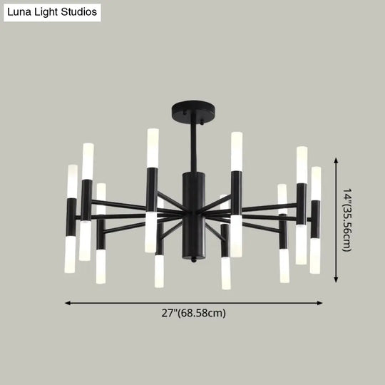 Modern 20-Light Acrylic Ceiling Lamp For Dining Room Or Kitchen Island