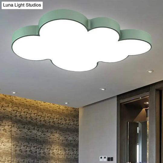 Modern Acrylic Cloud Ceiling Flush Mount Light For Kids Classroom And Bedroom