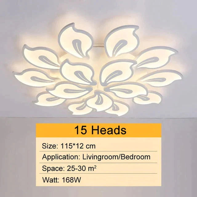 Modern Acrylic Design Ceiling Lights Bedroom Living Room Lamp Led Home Lighting Light Lanterns White