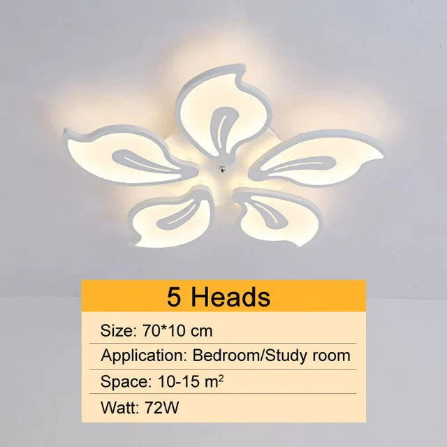 Contemporary Acrylic LED Ceiling Lights: Enhancing the Ambience of Your Bedroom and Living Room