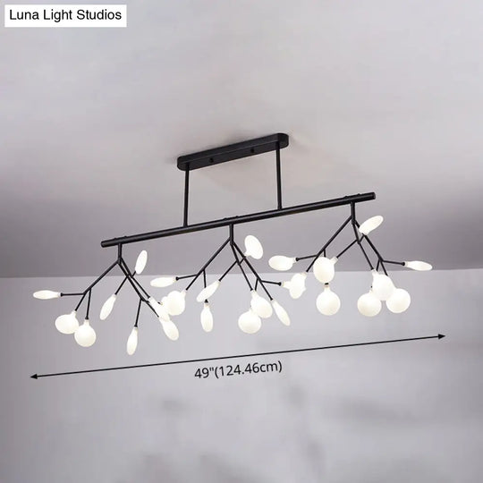 Modern Acrylic Firefly Island Pendant Ceiling Lights For Dining Room 27