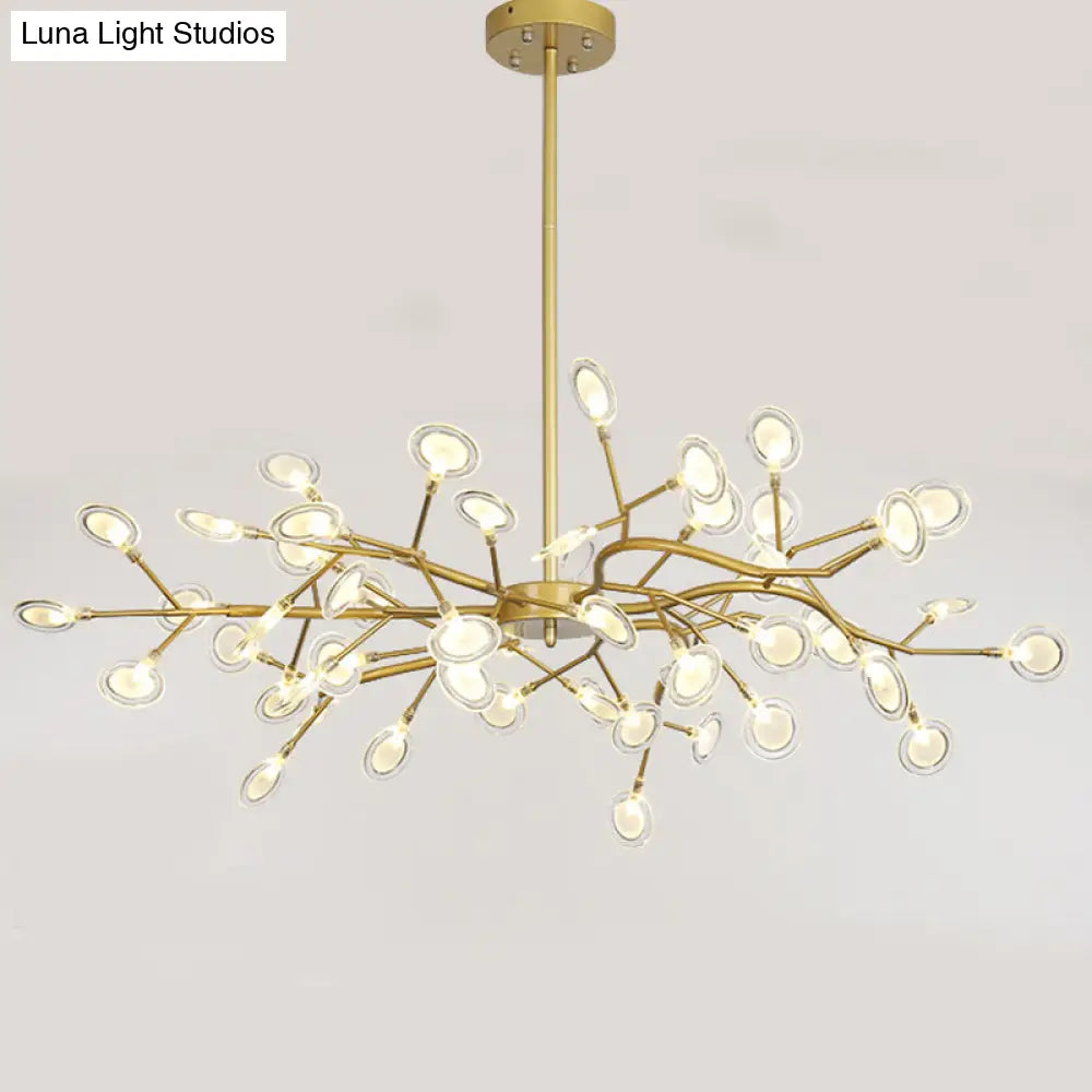 Modern Acrylic Firefly Led Pendant Chandelier For Living Room