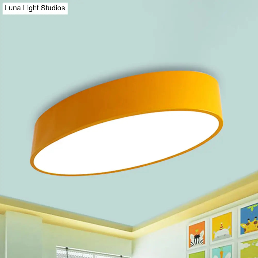 Modern Acrylic Led Flush Mount Ceiling Lamp For Kids Bedroom