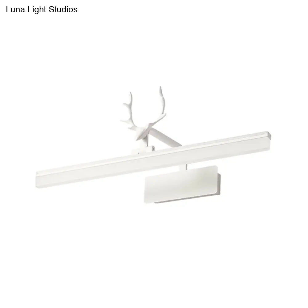 Modern Acrylic Led Wall Lamp With Antler Design In Warm/White Light