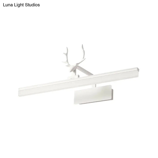 Modern Acrylic Led Wall Lamp With Antler Design In Warm/White Light