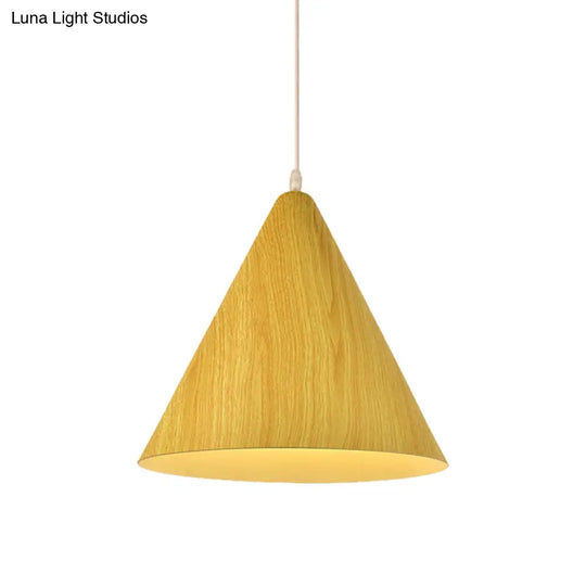 Modern Aluminum Pendant Ceiling Light In White/Yellow - Stylish Living Room Lamp