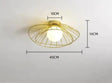 Modern And Simple Cloakroom Light Entrance Porch Lamp Corridor Double Gold / White Light Ceiling