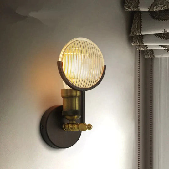 Modern Art Deco Glass Led Wall Lamp Sconce For Bedroom Foyer Lighting Corridor Luminaire E27 Light