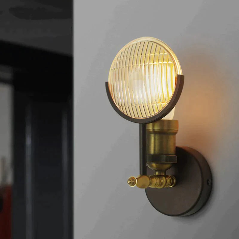 Modern Art Deco Glass Led Wall Lamp Sconce For Bedroom Foyer Lighting Corridor Luminaire E27 Light