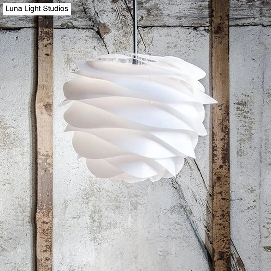 Modern Art Deco Pendant Light With Acrylic Pinecone Shade