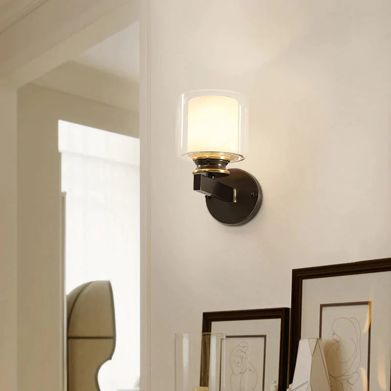 Modern Bedroom Lamp Single Mirror Copper Wall Lamp