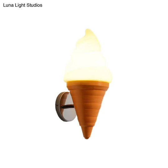 Modern Beige Plastic Sweet Corn Wall Light Sconce For Restaurant