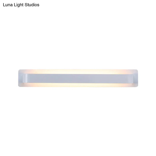 Modern Black/Gray/White Led Linear Wall Sconce For Living Room Décor