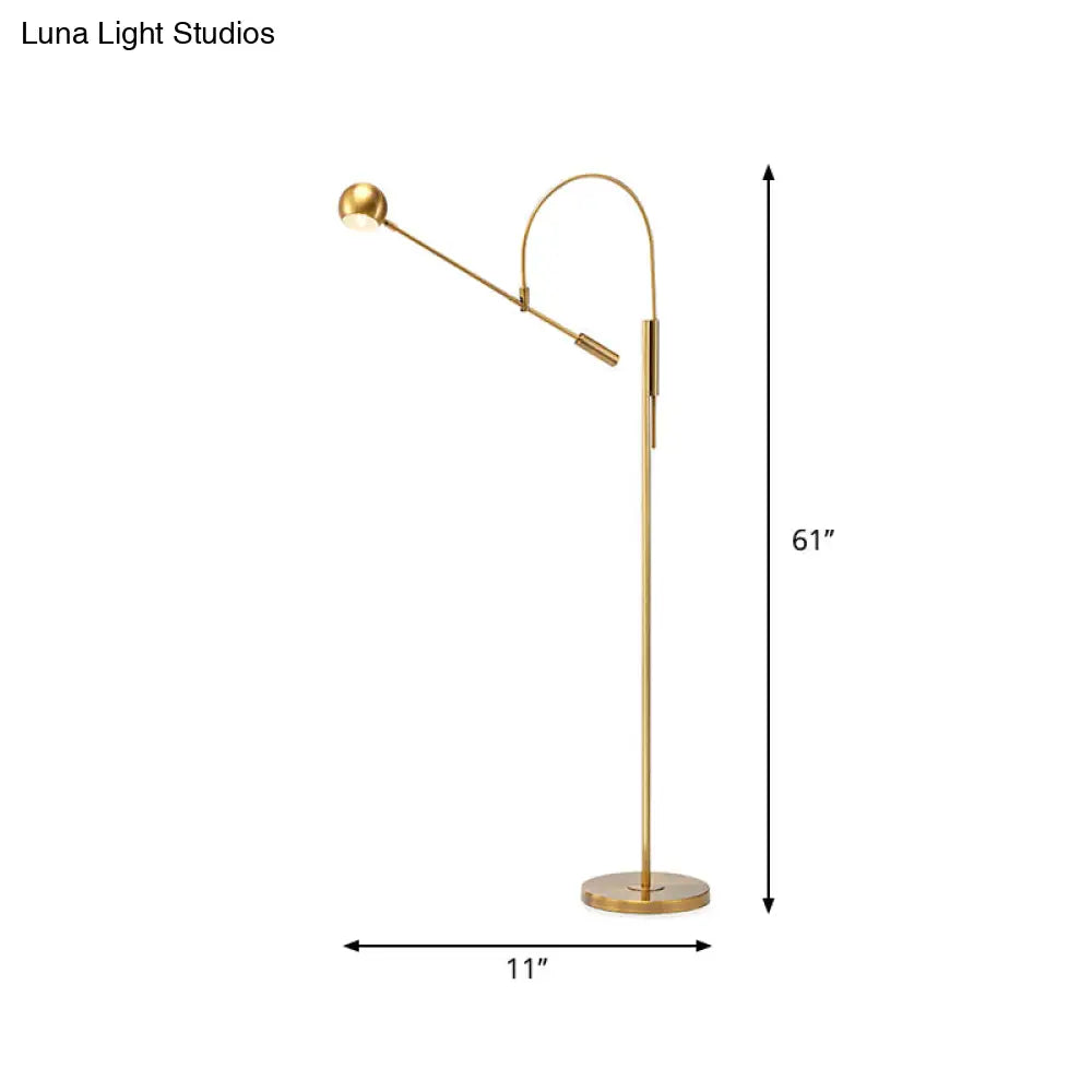 Modern Black Metal Floor Lamp With Unique Linear Capsule Arch Design For Living Room