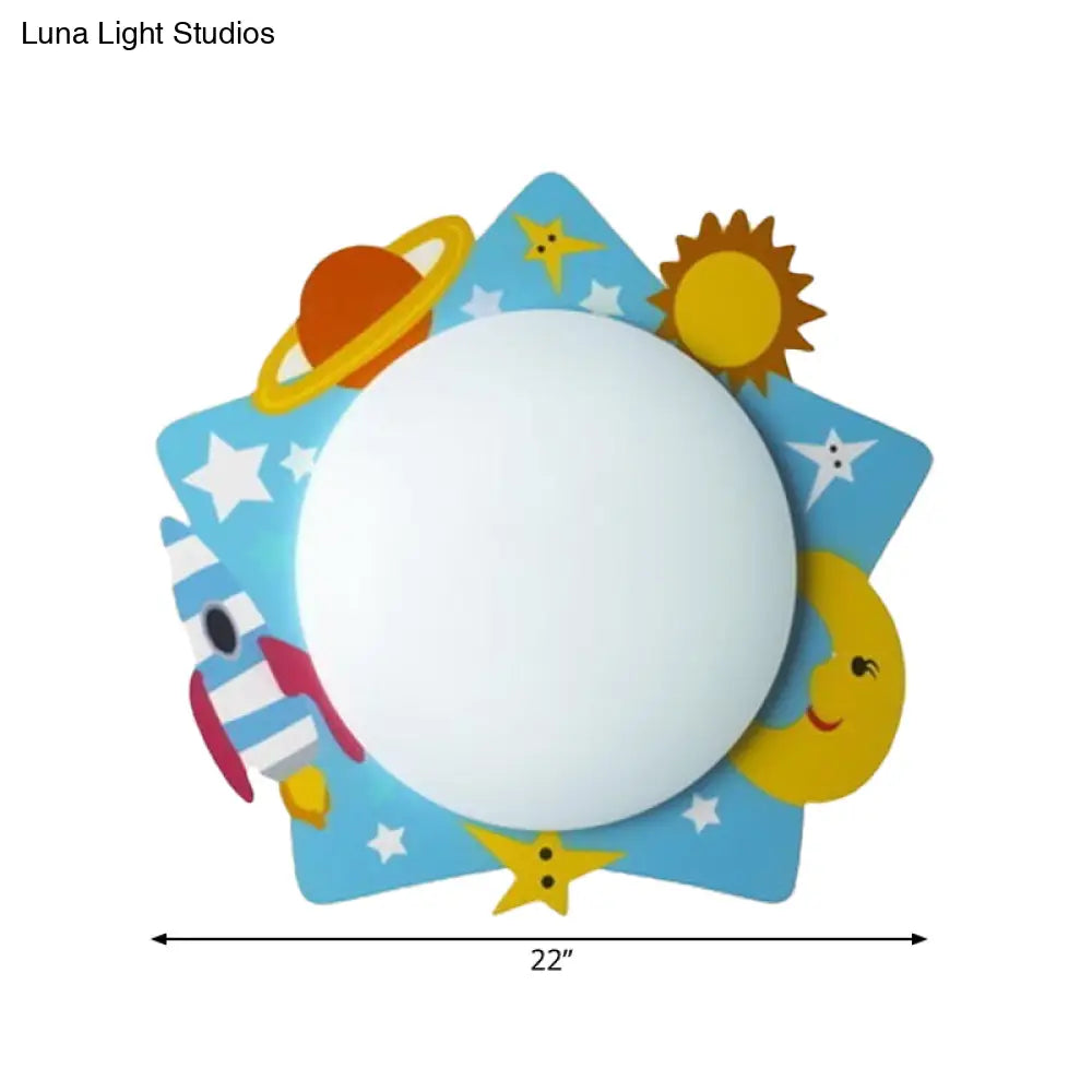 Modern Cartoon Led Nursing Room Wall Sconce