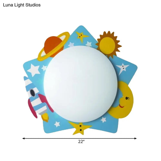 Modern Cartoon Led Nursing Room Wall Sconce