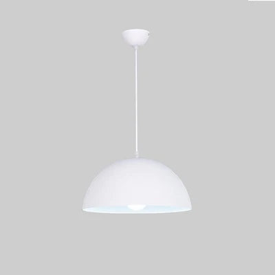 Modern Ceiling Lamps Semicircle Lampshade Aluminum Pendant Lights Restaurant Dining Table Kitchen Decorative Lighting