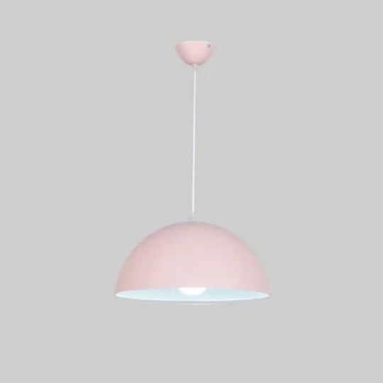 Modern Ceiling Lamps Semicircle Lampshade Aluminum Pendant Lights Restaurant Dining Table Kitchen