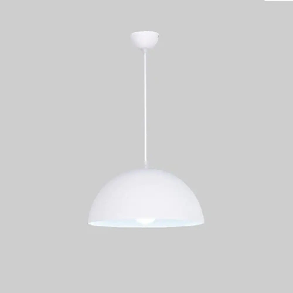 Modern Ceiling Lamps Semicircle Lampshade Aluminum Pendant Lights Restaurant Dining Table Kitchen