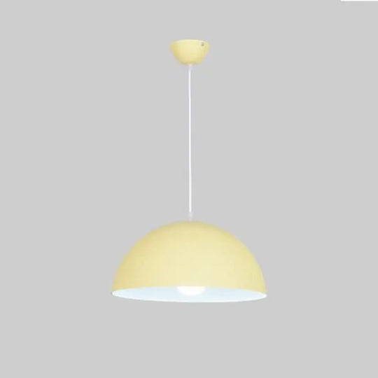 Modern Ceiling Lamps Semicircle Lampshade Aluminum Pendant Lights Restaurant Dining Table Kitchen