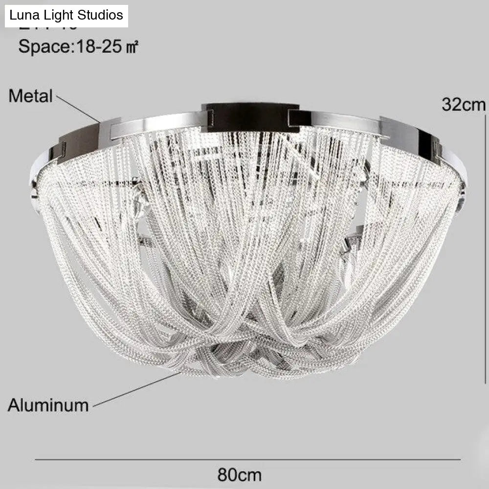 Modern Ceiling Light For Dining Room Led Silver Lamp Bedroom Led Lamps Living Loft Metal Lighting