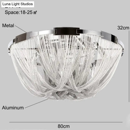 Modern Ceiling Light For Dining Room Led Silver Lamp Bedroom Led Lamps Living Loft Metal Lighting