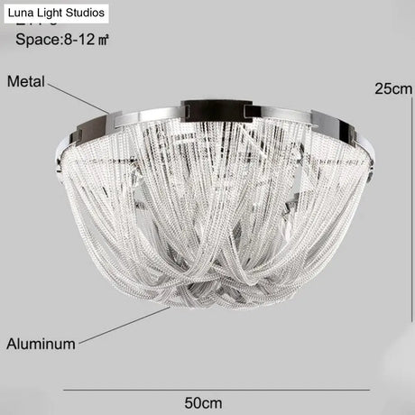 Modern Ceiling Light For Dining Room Led Silver Lamp Bedroom Led Lamps Living Loft Metal Lighting