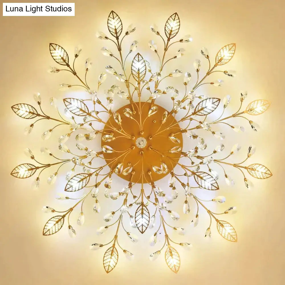 Modern Ceiling Light For Living Room Led Crystal Lamp Bedroom Lamps Dining Gold Loft Lighting