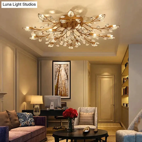 Modern Ceiling Light For Living Room Led Crystal Lamp Bedroom Lamps Dining Gold Loft Lighting