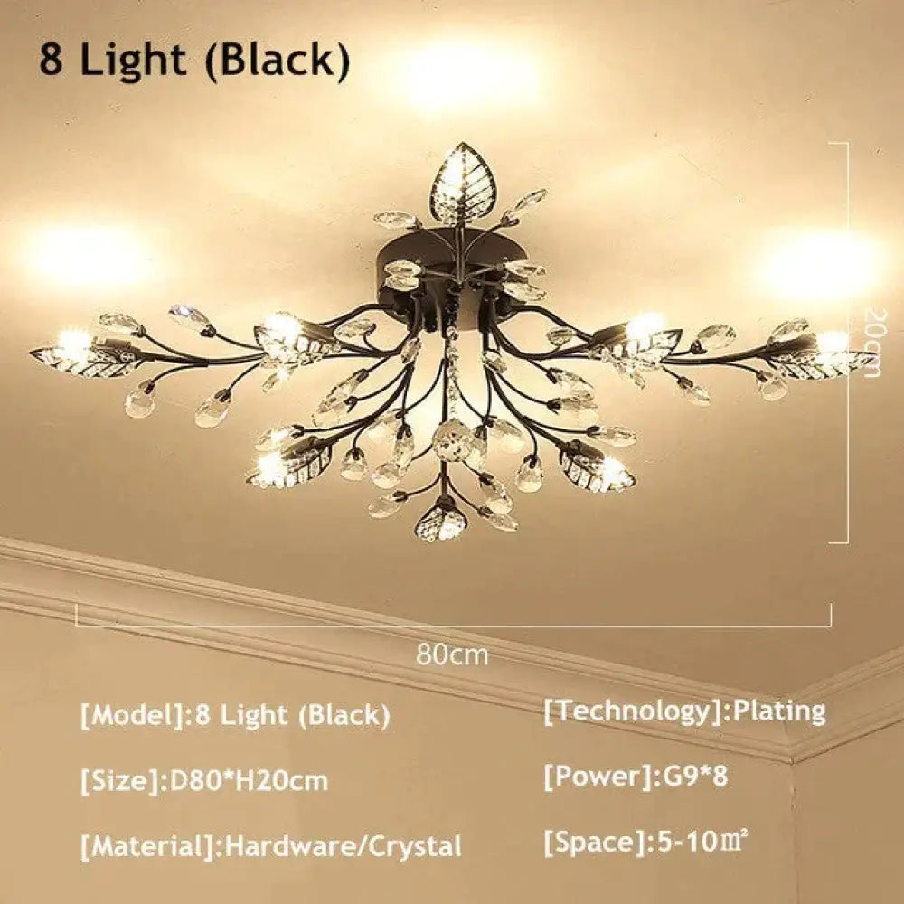 Modern Ceiling Light For Living Room Led Crystal Lamp Bedroom Lamps Dining Gold Loft Lighting