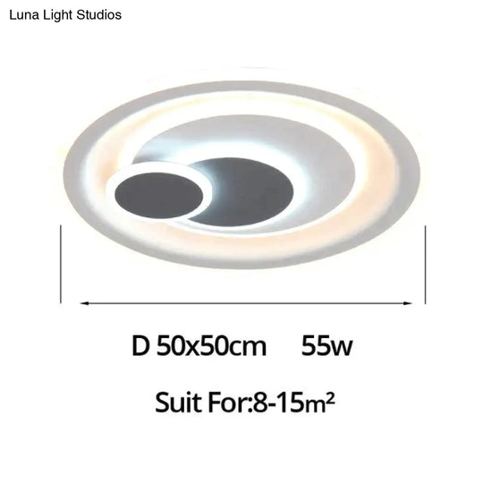 Modern Ceiling Lights Lamp White Cartoon Shape High Quality For Baby Room Bedroom Fixtures Color / A