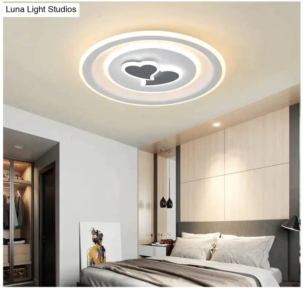 Modern Ceiling Lights Lamp White Cartoon Shape High Quality For Baby Room Bedroom Fixtures