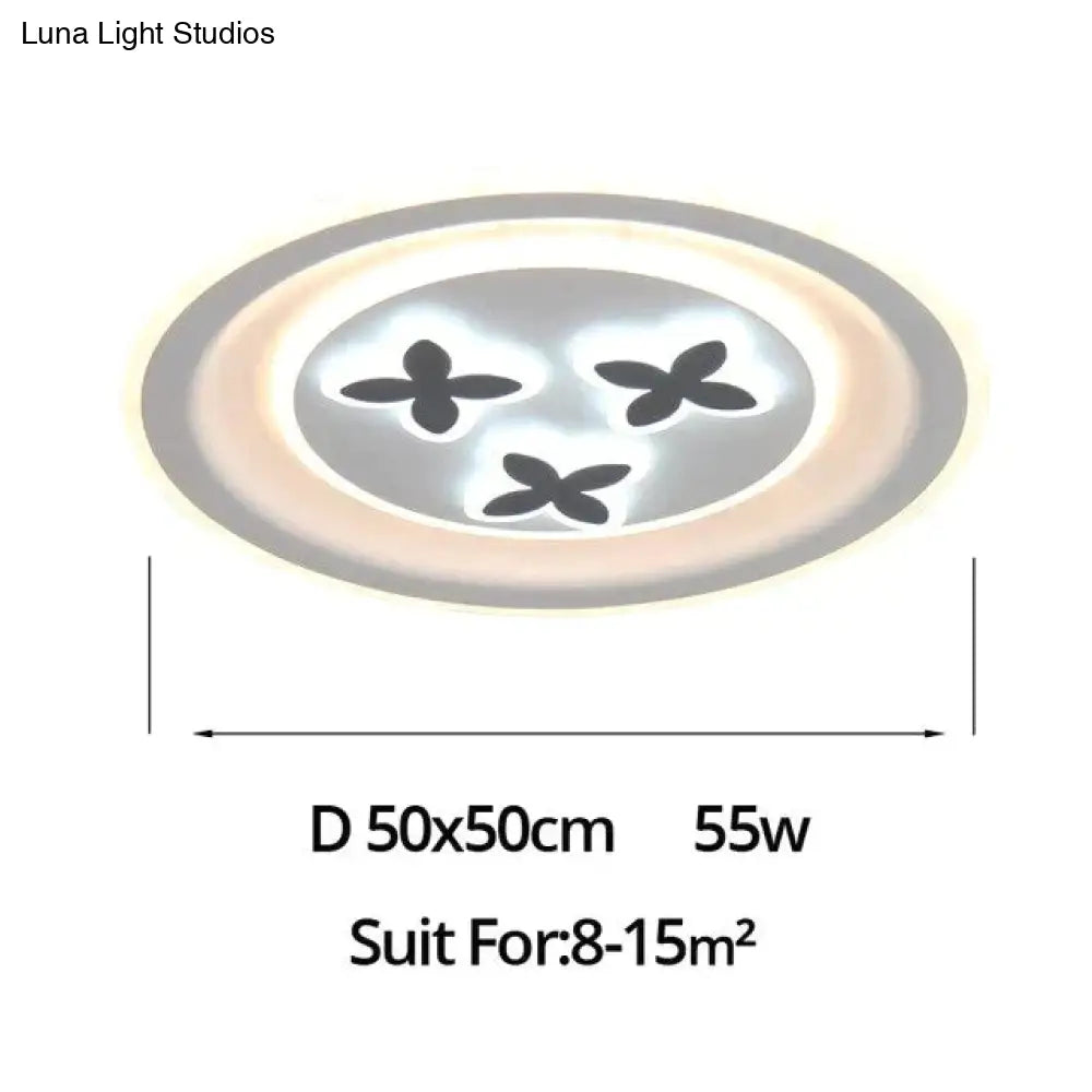 Modern Ceiling Lights Lamp White Cartoon Shape High Quality For Baby Room Bedroom Fixtures