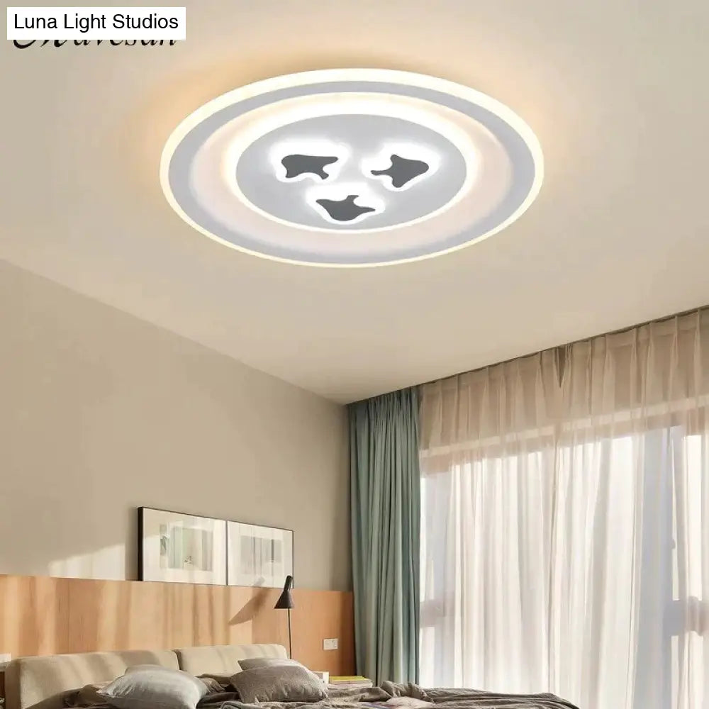 Modern Ceiling Lights Lamp White Cartoon Shape High Quality For Baby Room Bedroom Fixtures