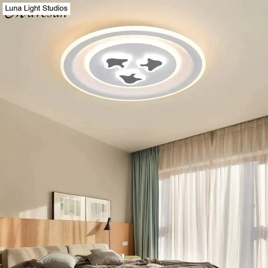 Modern Ceiling Lights Lamp White Cartoon Shape High Quality For Baby Room Bedroom Fixtures