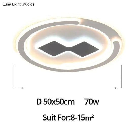 Modern Ceiling Lights Lamp White Cartoon Shape High Quality For Baby Room Bedroom Fixtures Color / E