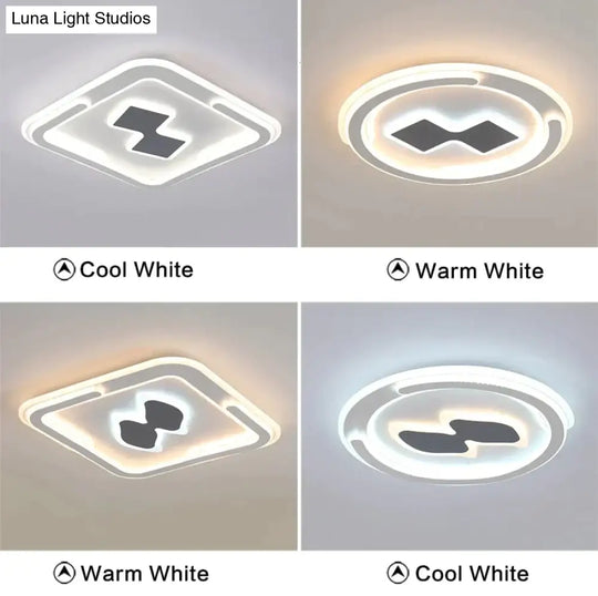 Modern Ceiling Lights Lamp White Cartoon Shape High Quality For Baby Room Bedroom Fixtures