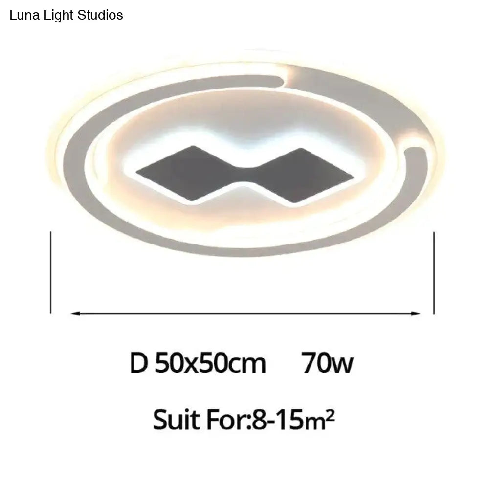 Modern Ceiling Lights Lamp White Cartoon Shape High Quality For Baby Room Bedroom Fixtures