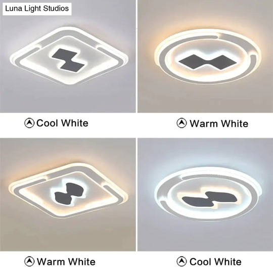 Modern Ceiling Lights Lamp White Cartoon Shape High Quality For Baby Room Bedroom Fixtures