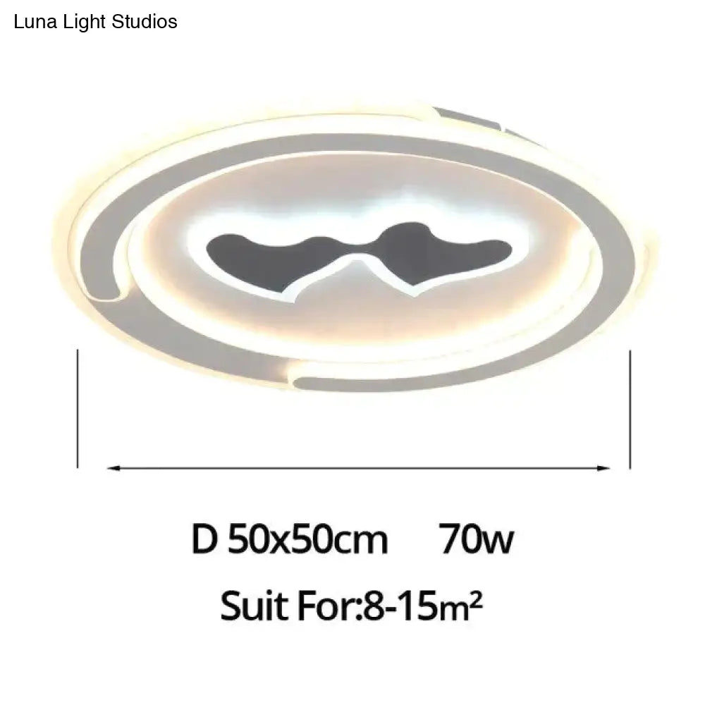 Modern Ceiling Lights Lamp White Cartoon Shape High Quality For Baby Room Bedroom Fixtures