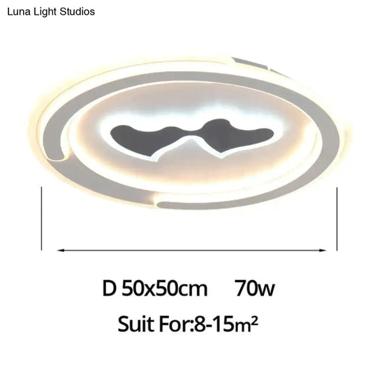 Modern Ceiling Lights Lamp White Cartoon Shape High Quality For Baby Room Bedroom Fixtures Color / J