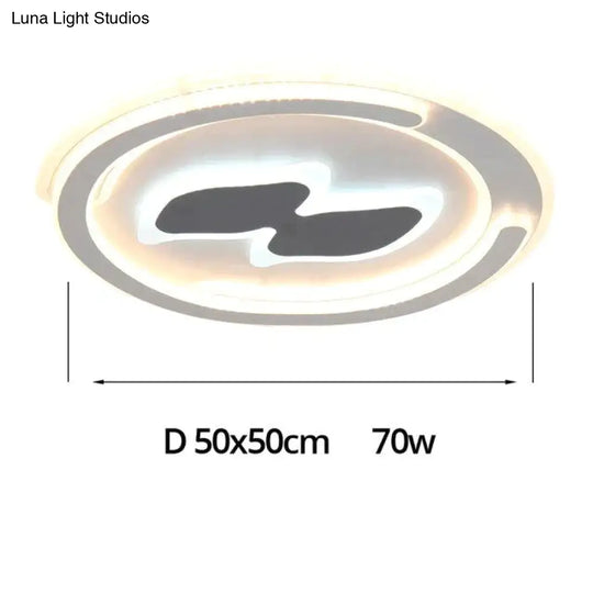 Modern Ceiling Lights Lamp White Cartoon Shape High Quality For Baby Room Bedroom Fixtures Color / H