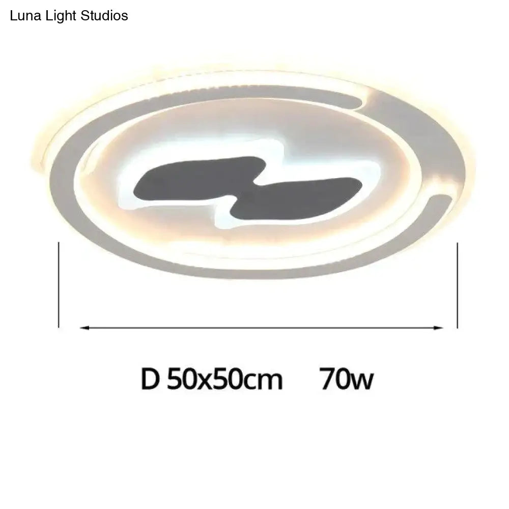 Modern Ceiling Lights Lamp White Cartoon Shape High Quality For Baby Room Bedroom Fixtures