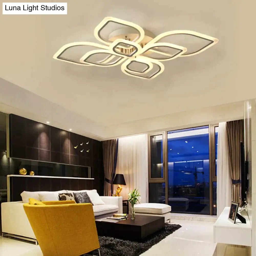 Modern Ceiling Lights Led Lamp For Living Room Bedroom Study White Color Surface Mounted Deco