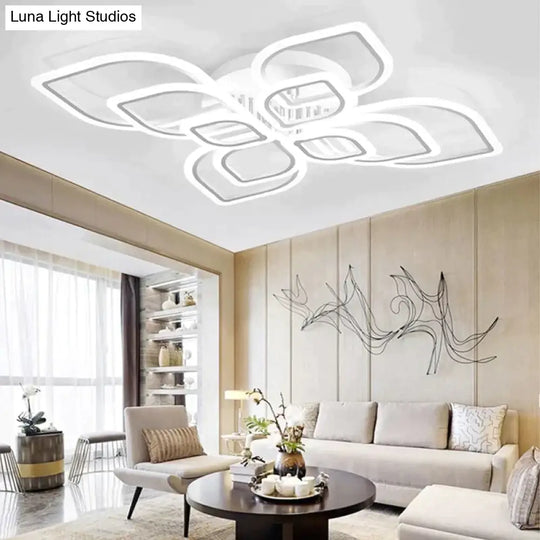 Modern Ceiling Lights Led Lamp For Living Room Bedroom Study White Color Surface Mounted Deco