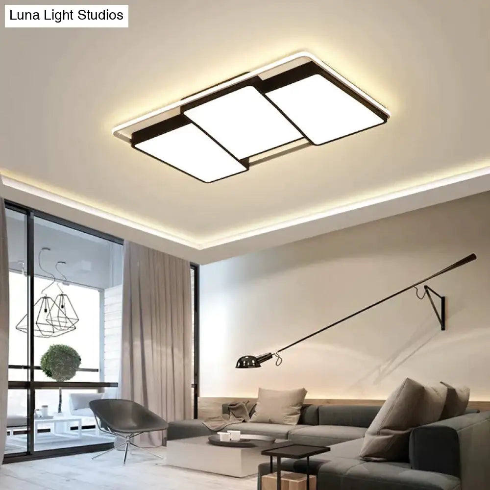 Modern Ceiling Lights Remote Dimmable Led Lamp Fixture For Dining Living Room Bedroom Kitchen Home