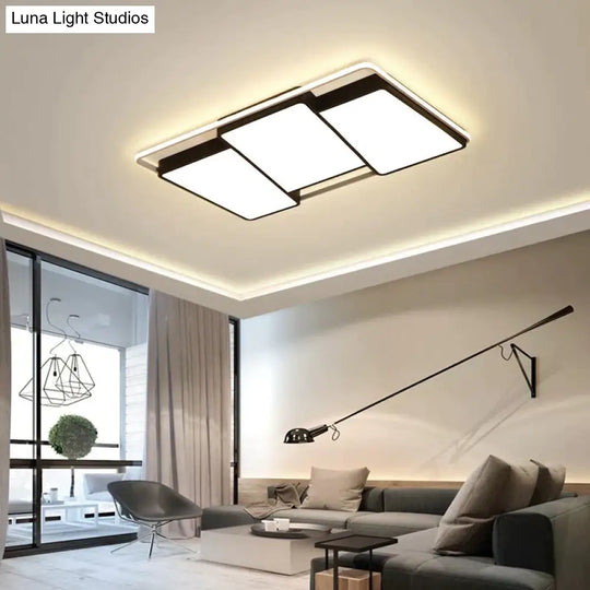 Modern Ceiling Lights Remote Dimmable Led Lamp Fixture For Dining Living Room Bedroom Kitchen Home