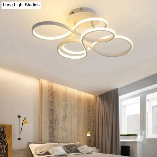 Modern Ceiling Lights White/Gold/Coffee Color Led Lamp For Living Room Bed Study Surface Mounted