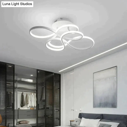 Modern Ceiling Lights White/Gold/Coffee Color Led Lamp For Living Room Bed Study Surface Mounted